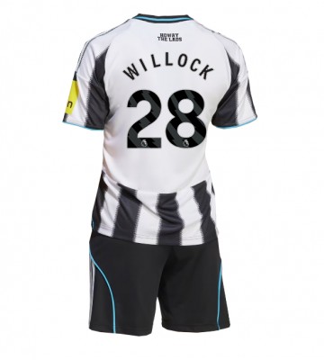 Newcastle United Joe Willock #28 Replik Heimtrikot Kinder 2025-26 Kurzarm (+ Kurze Hosen)